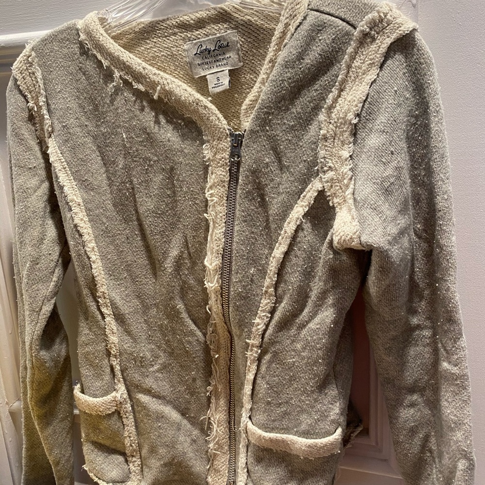 Lucky Brand light grey blazer/jacket